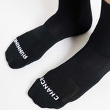 Padded Trail Sock - Black and White Arrow