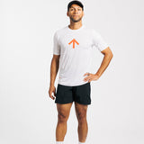 AROW Lightweight Tee - White and Ordnance Orange