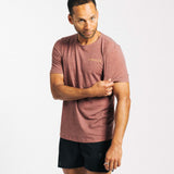 Performance Merino Tee - Clay