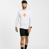 AROW Lightweight Long Sleeve - White & Ordnance Orange
