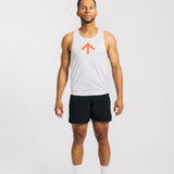 AROW Singlet - White & Ordnance Orange