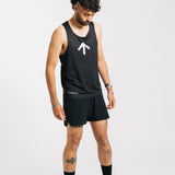 AROW Singlet - Black + White