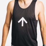 AROW Singlet - Black + White