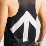 AROW Singlet - Black + White