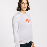 AROW Lightweight Long Sleeve - White & Ordnance Orange