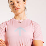 AROW Lightweight Tee - Blossom and Chrome