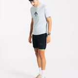 AROW Lightweight Tee - Ice Flow and Crown Blue