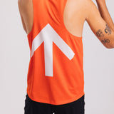 AROW Singlet - Ordnance Orange and White