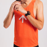 AROW Singlet - Ordnance Orange and White