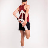 AROW Singlet - Baked Earth and Warm Stone